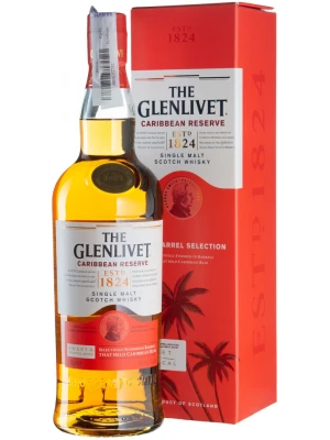 Виски The Glenlivet Caribbean Reserve, gift box 0.7 л