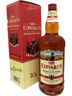 Виски Sir Edward's, gift box 4.5 л