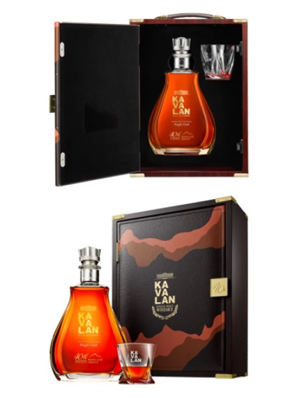 Kavalan 40 Anniversary, gift pack with glass