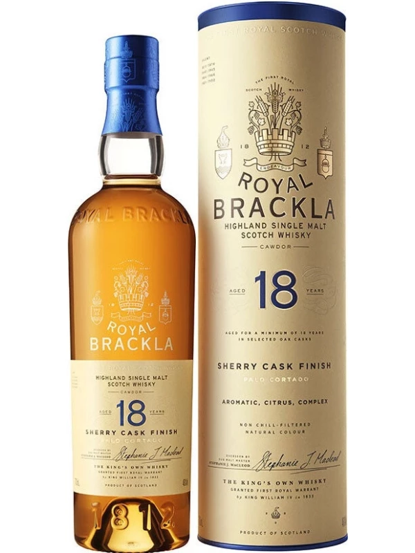 Royal Brackla 18 Years Old, in tube