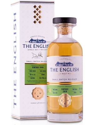 Виски The English Heavily Smoked Small Batch Release, gift box 2010 0.7 л