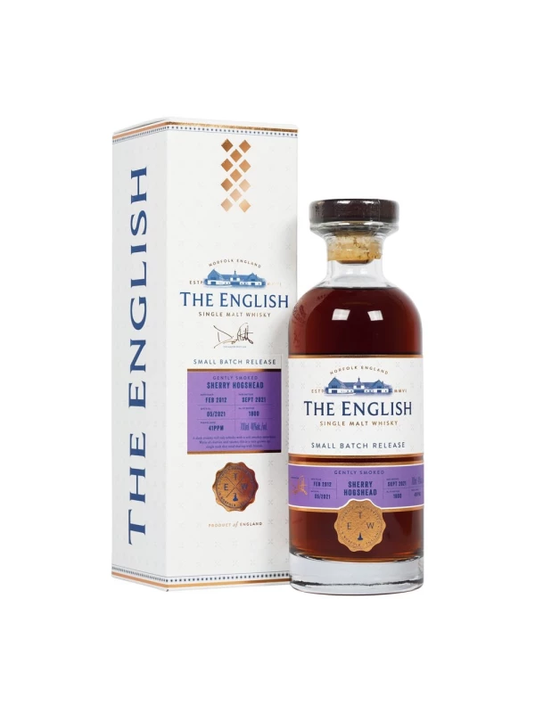 English Whisky, Small Batch Release Sherry Hogshead, gift box