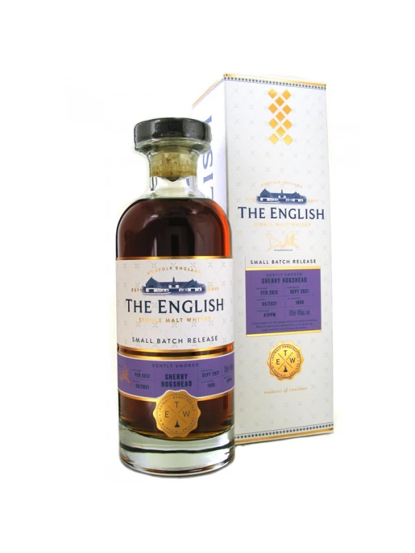 English Whisky, Small Batch Release Sherry Hogshead, gift box