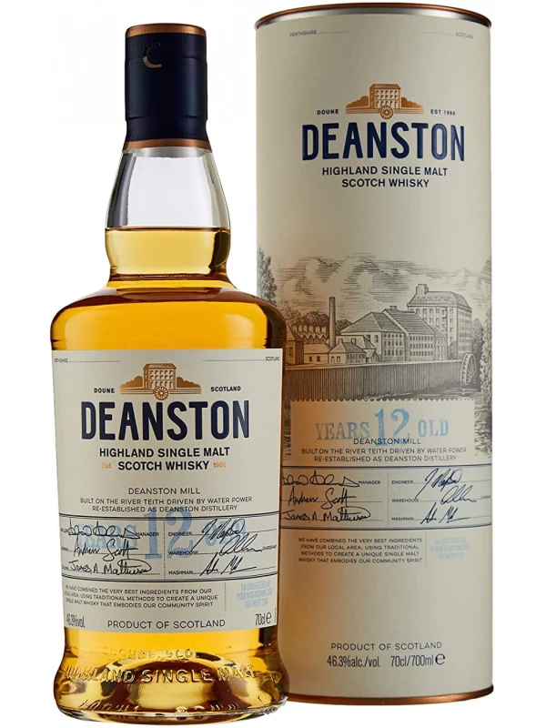 Deanston Aged 12 Years, gift tube
