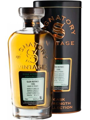 Виски Signatory Vintage, Cask Strength Collection Glenrothes 22 Years, metal tube 1996 0.7 л