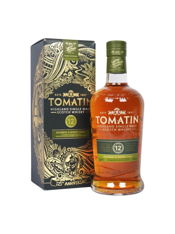 Tomatin 12 Years Old, gift box