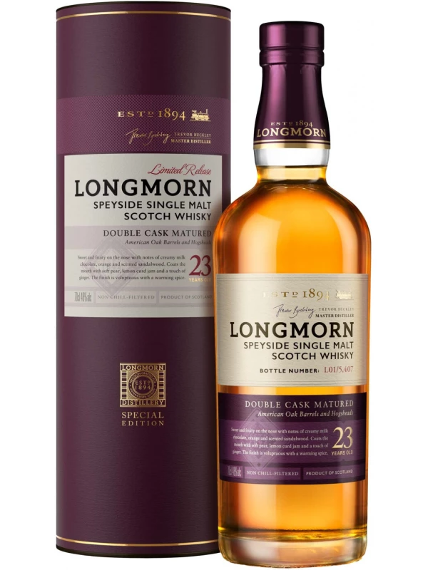 Longmorn 23 Years Old, tube