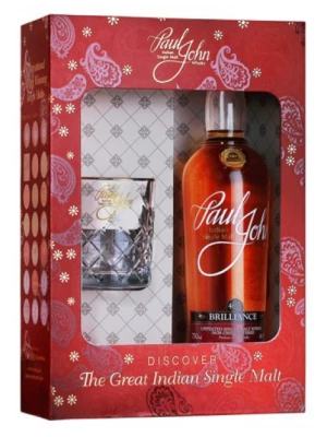Виски Paul Johm Brilliance, gift box with glass 0.7 л