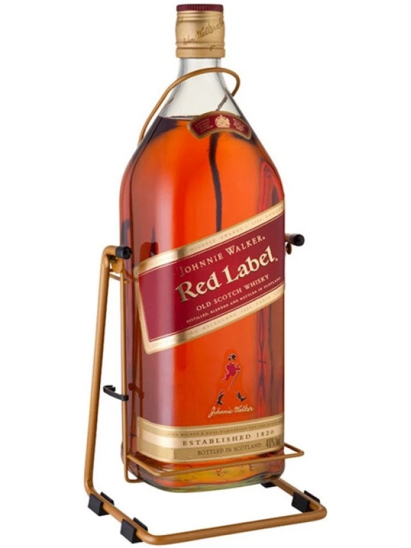 Johnnie Walker, Red Label, with a pouring stand