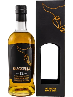Виски Black Bull 12 Years Old, Blended Scotch Whisky, gift box 0.7 л