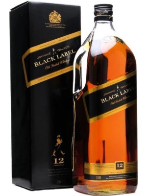 Виски Black Label, gift box 3 л