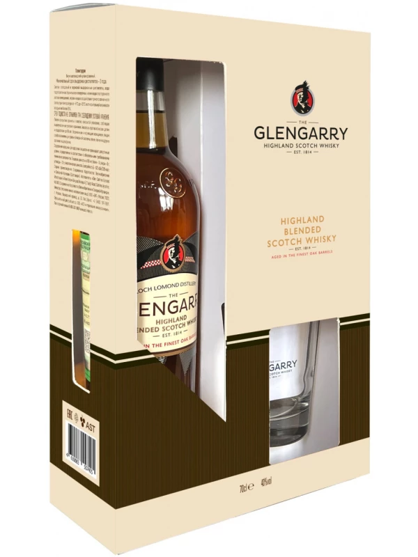 Glengarry Blended, gift box with glass