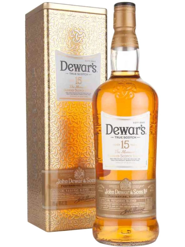 Dewar's, The Monarch 15 Years Old, gift box