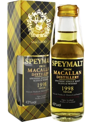 Виски Speymalt from Macallan, 1998, gift box 0.05 л