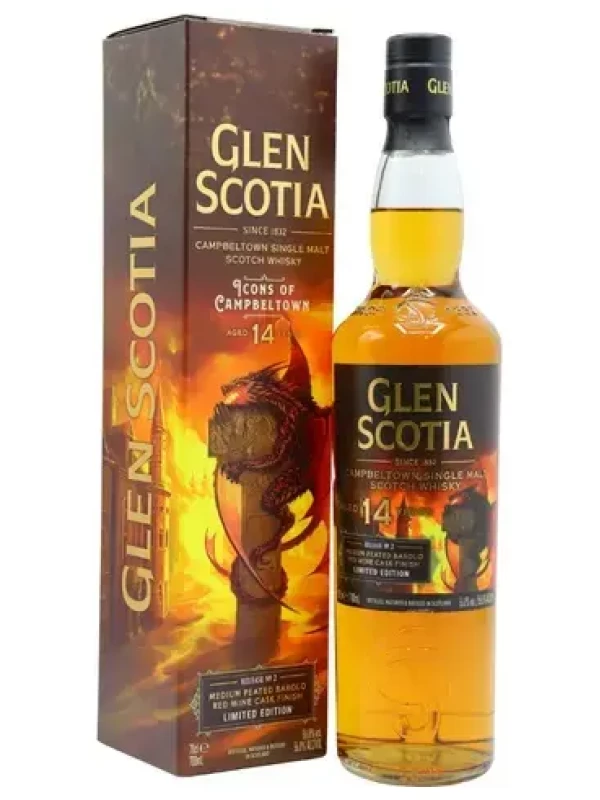 Glen Scotia Release №2 Barolo Cask Finish 14 Years Old, gift box