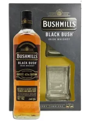 Виски Bushmills Black Bush Caviste Edition, gift box with 2 glasses 0.7 л