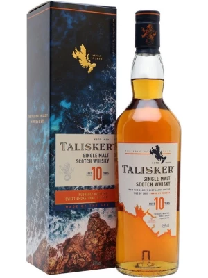 Виски Talisker 10 Years Old, gift box 0.75 л