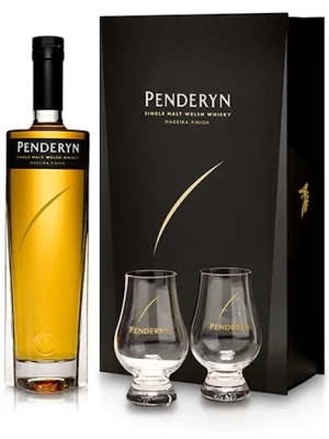 Виски Penderyn, Madeira Finish, gift box with 2 glasses 0.7 л