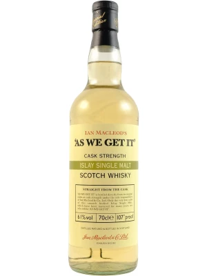 Виски As We Get It Islay Single Malt 0.7 л