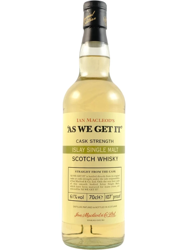 As We Get It Islay Single Malt