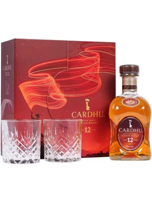 Виски Cardhu 12 Years Old, gift box with two glasses 0.7 л
