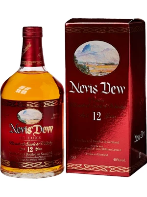 Виски Dew of Ben Nevis 12 Years Old Deluxe Blend, gift box 0.7 л