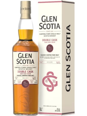 Виски Glen Scotia Double Cask Rum Finish, gift box 0.7 л