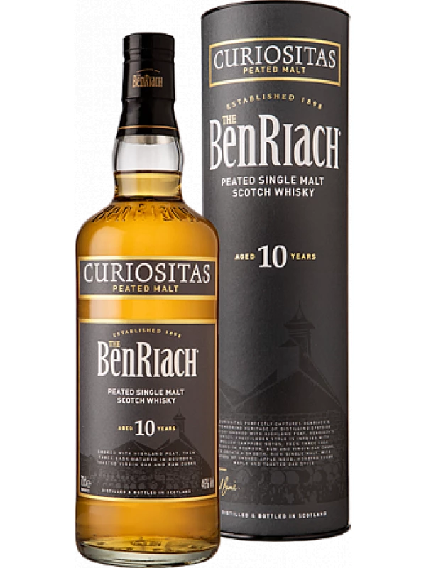 Benriach 10 years Curiositas, in tube (46%)
