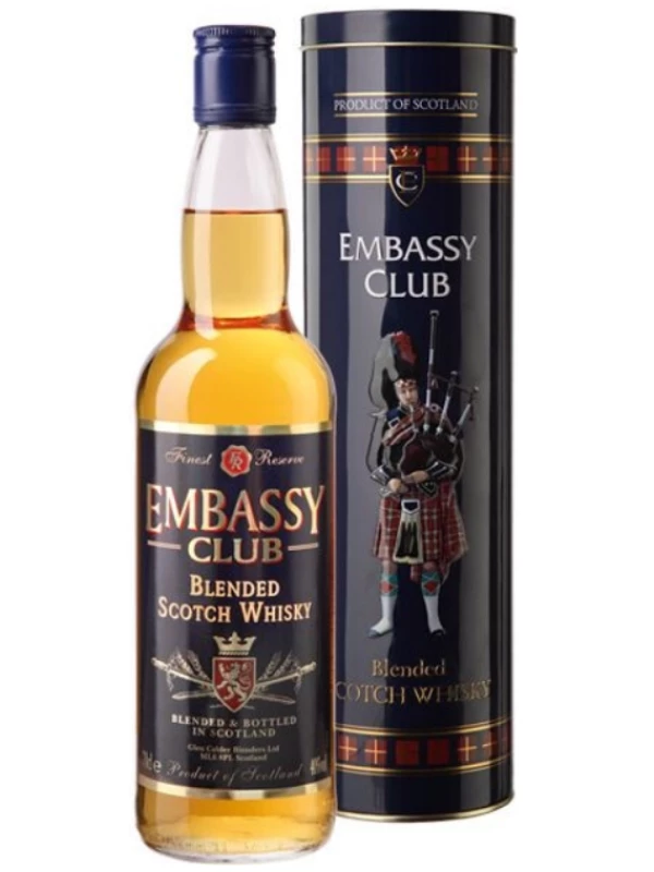 Embassy Club 3 Years Old, metal tube