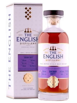 Виски The English Heavily Smoked Sherry Butt, gift box 0.7 л