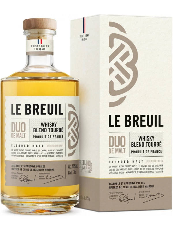 Le Breuil Duo de Malt Blend Tourbe, gift box