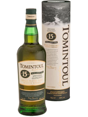 Виски Tomintoul 15 Years Old with a Peaty Tang, gift tube 0.7 л