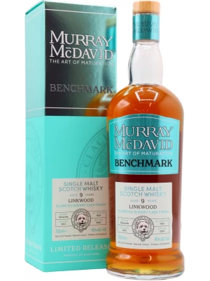 Виски Murray McDavid, Benchmark Linkwood 9 Years Old, gift box 0.7 л