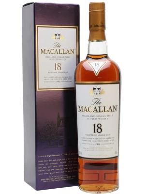 Виски Macallan 1991, 18 Years Old, gift box 0.7 л