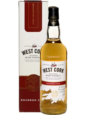 Виски West Cork Bourbon Cask, gift box 0.7 л
