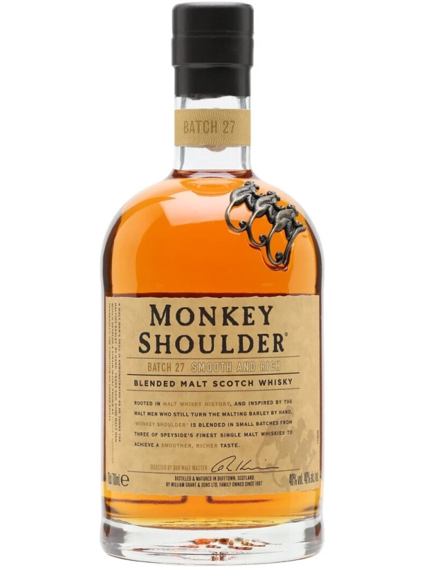 Monkey Shoulder , gift box with glass above