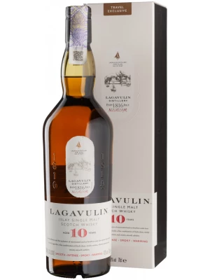 Виски Lagavulin 10 Years Old, gift box 0.7 л