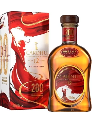 Виски Cardhu 12 Years Old 200th Anniversary, gift box 0.7 л
