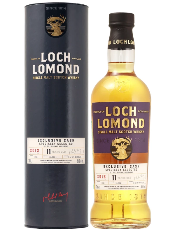 Loch Lomond Exclusive Cask Specially Selected 11 Years Old, in tube