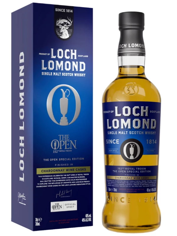 Loch Lomond The Open Special Edition 152 Royal Troon Chardonnay Wine Casks, gift box
