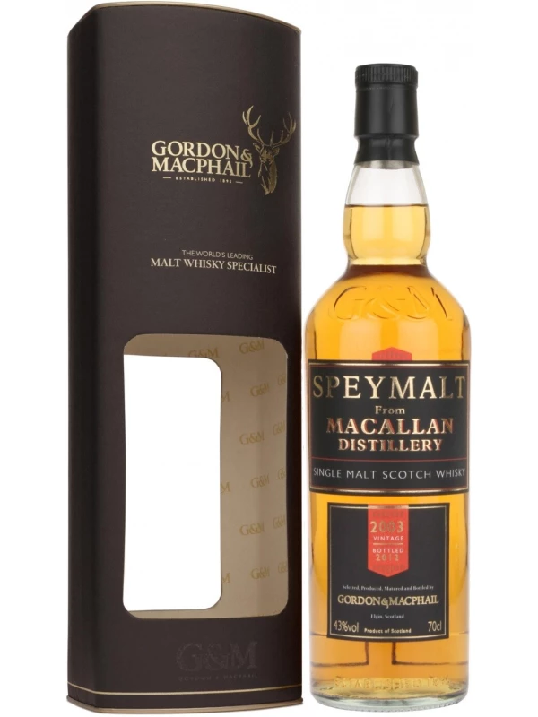 Speymalt from Macallan, 2003, gift box