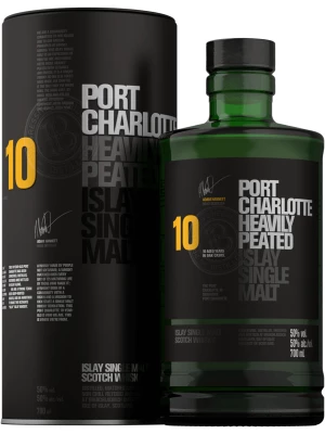 Виски Bruichladdich, Port Charlotte 10 Years Old, in tube 0.7 л