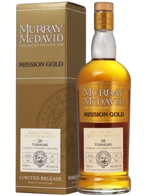 Виски Murray McDavid, Mission Gold Tormore 26 Years Old, gift box 0.7 л