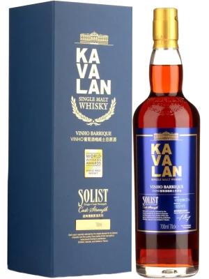 Виски Kavalan, Solist Vinho Barrique (54%), gift box 0.7 л