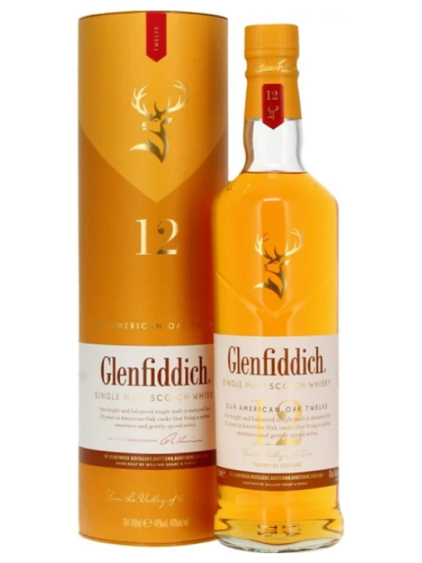 Glenfiddich 12 Years Old American Oak, in tube