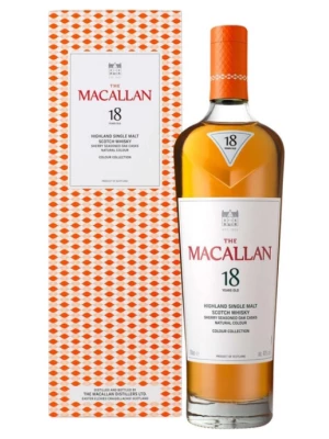 Виски Macallan, Colour Collection 18 Years Old, gift box 0.7 л