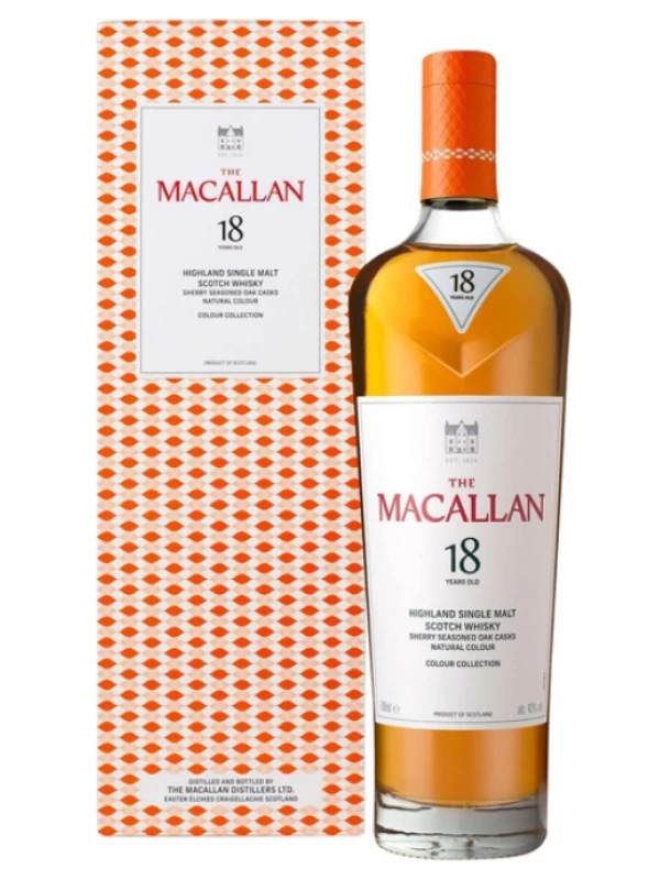 Macallan, Colour Collection 18 Years Old, gift box
