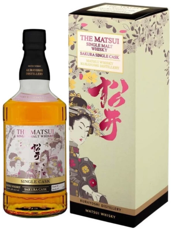 The Matsui Single Cask Sakura, gift box