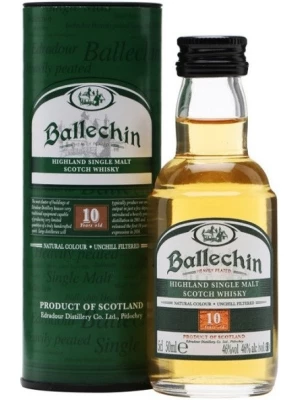 Виски Ballechin 10 Years Old, in tube 0.05 л