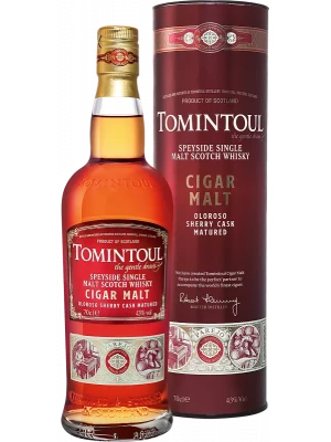 Виски Tomintoul, Cigar Malt, Single Malt, in tube 0.7 л